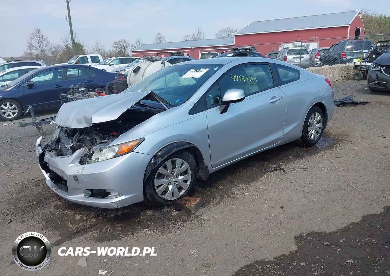 2012 Honda Civic Lx VIN:2HGFG3B56CH538106 - 2