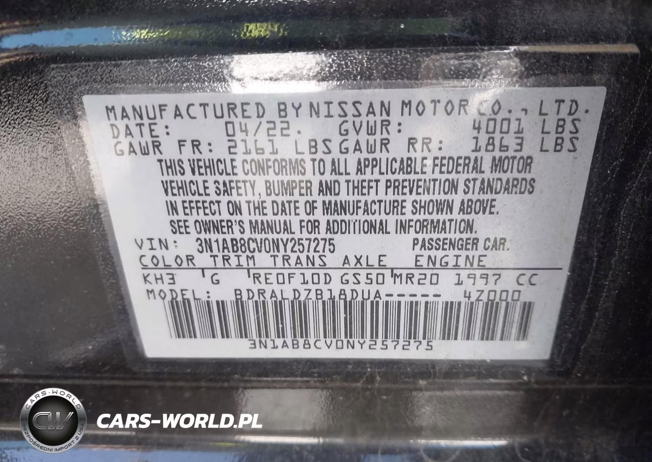 2022 Nissan Sentra Sv Xtronic Cvt VIN:3N1AB8CV0NY257275 - 9