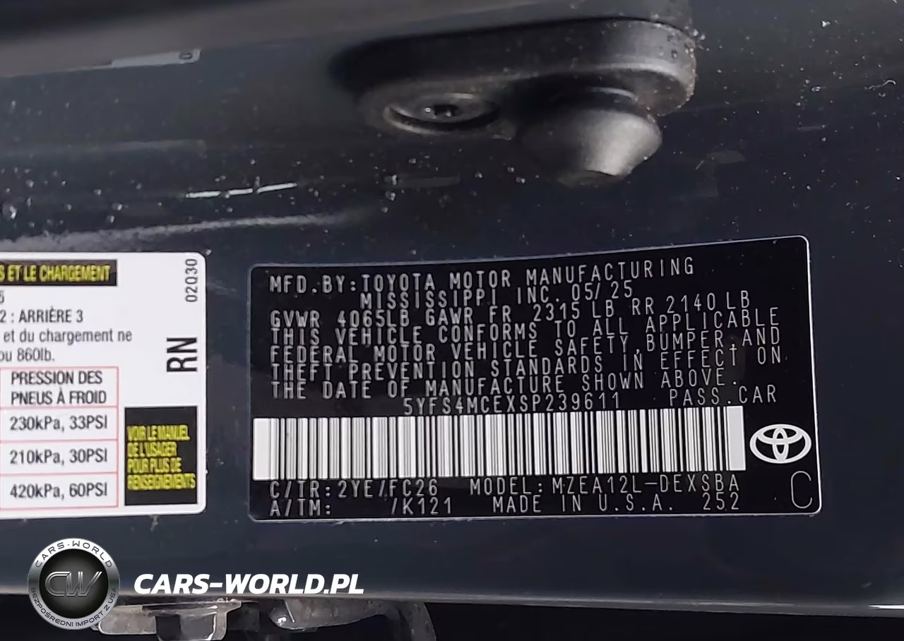 2025 Toyota Corolla Se VIN:5YFS4MCEXSP239611 - 9