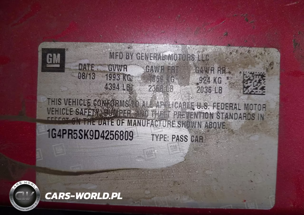 2013 Buick Verano Convenience Group VIN:1G4PR5SK9D4256809 - 9