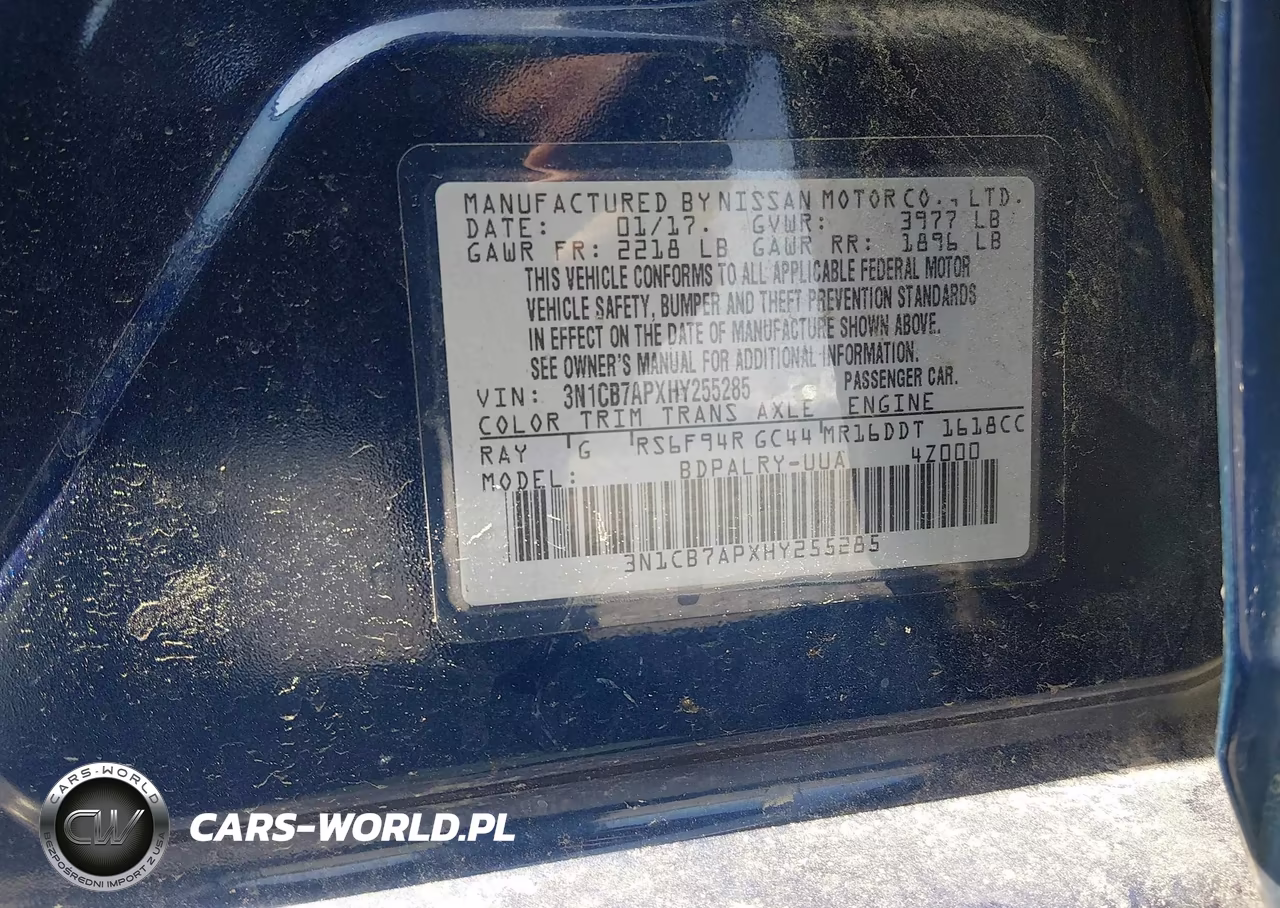 2017 Nissan Sentra Sr Turbo VIN:3N1CB7APXHY255285 - 9