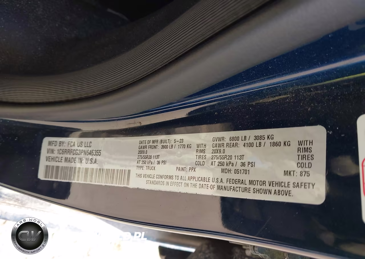 2023 Ram 1500 Tradesman 4X4 6'4 Box VIN:1C6RRFCG3PN646355 - 9