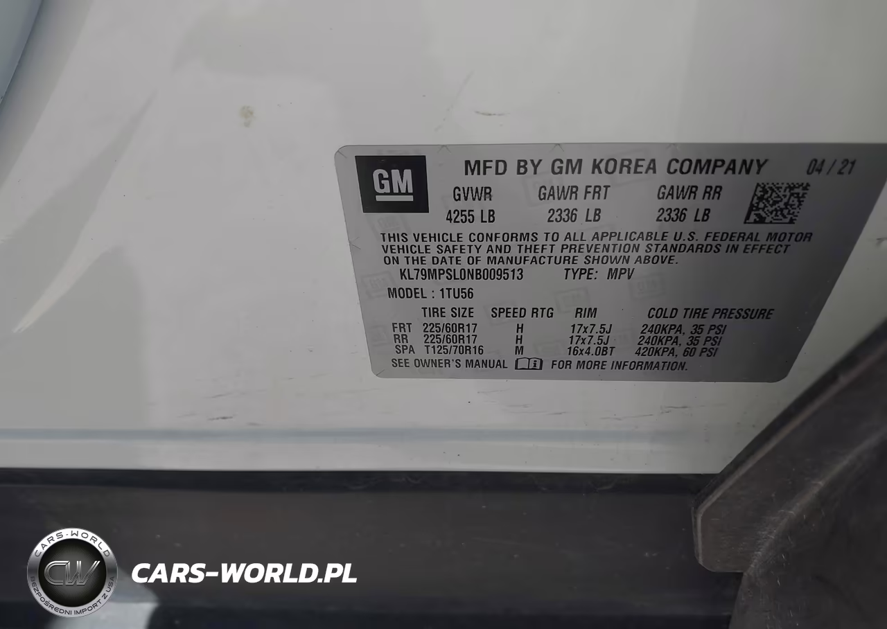 2022 Chevrolet Trailblazer Fwd Lt VIN:KL79MPSL0NB009513 - 9