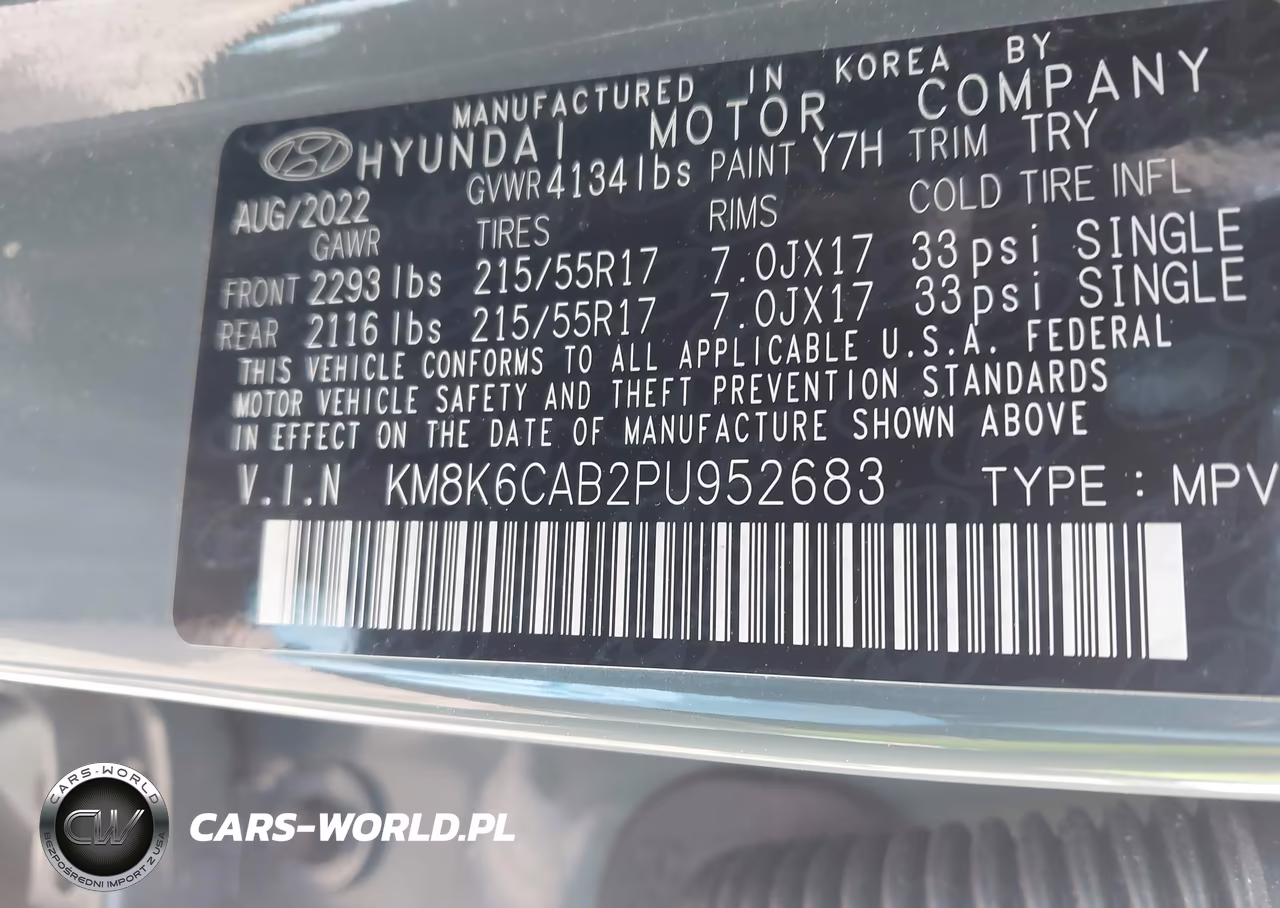 2023 Hyundai Kona Sel VIN:KM8K6CAB2PU952683 - 9