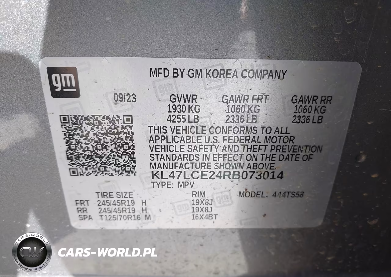 2024 Buick Envista Avenir Fwd VIN:KL47LCE24RB073014 - 9