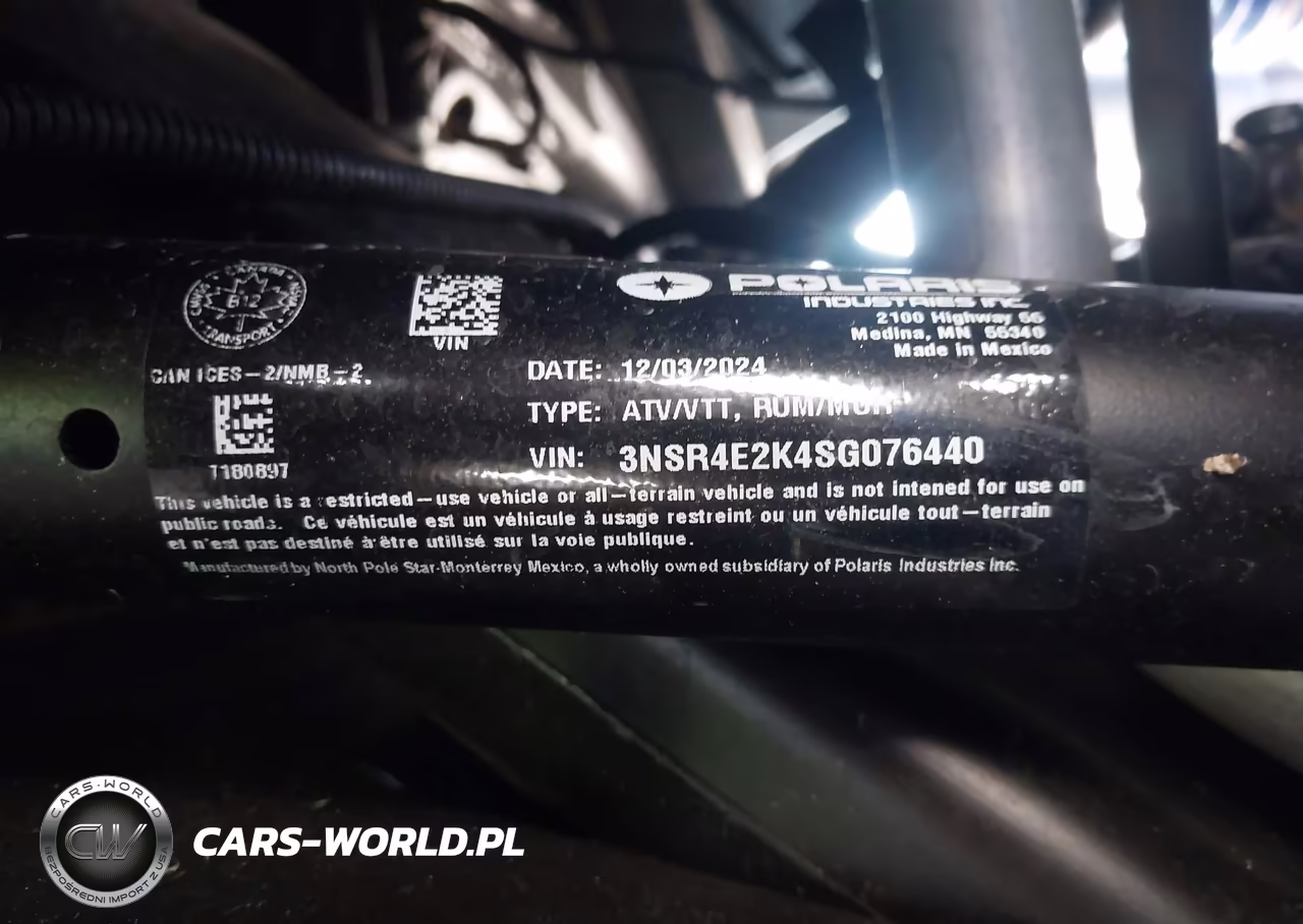 2025 Polaris Rzr Pro R 4 Sport VIN:3NSR4E2K4SG076440 - 10