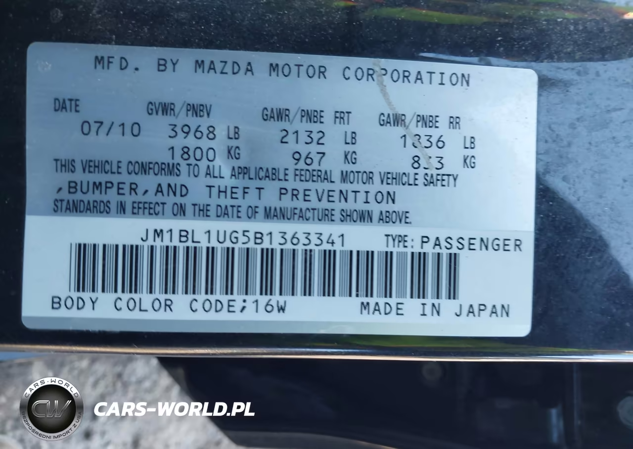 2011 Mazda Mazda3 I Sport VIN:JM1BL1UG5B1363341 - 9