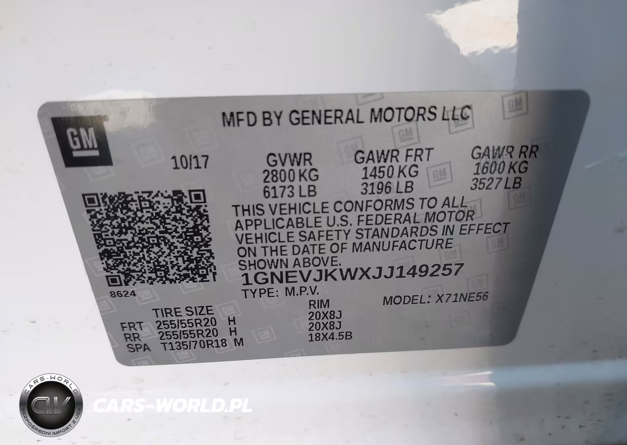 2018 Chevrolet Traverse Premier VIN:1GNEVJKWXJJ149257 - 9