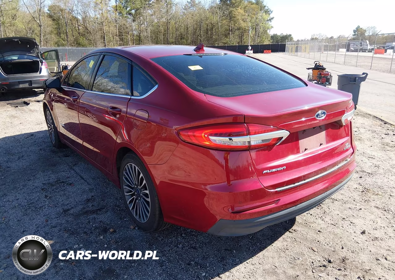 2019 Ford Fusion Hybrid Se VIN:3FA6P0LU9KR205636 - 3