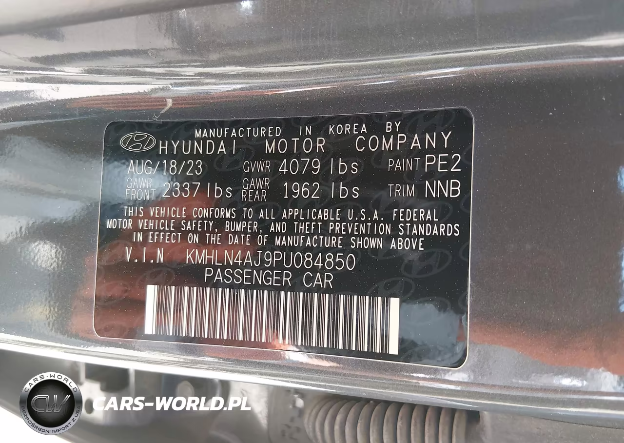 2023 Hyundai Elantra Hybrid Limited VIN:KMHLN4AJ9PU084850 - 9