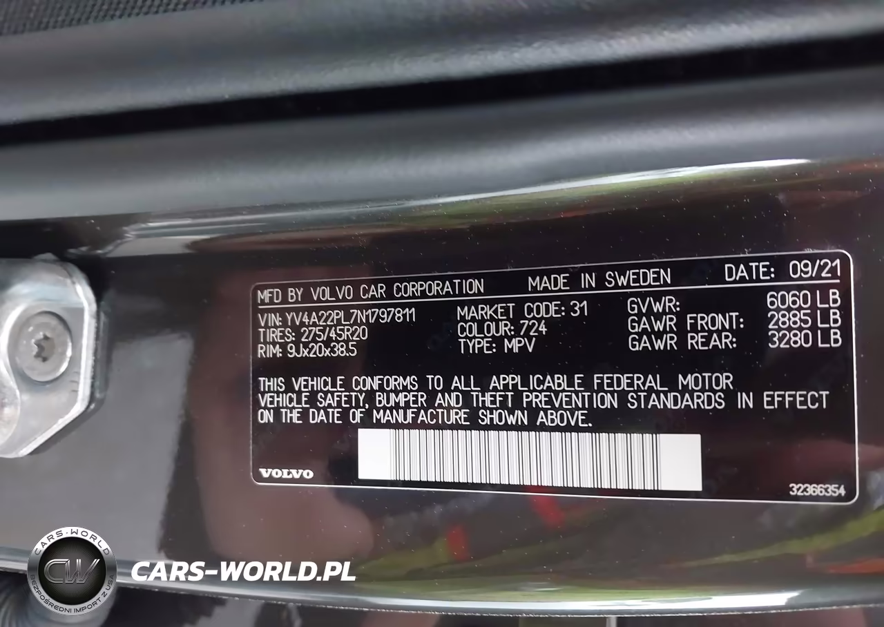 2022 Volvo Xc90 T6 Inscription 7 Passenger VIN:YV4A22PL7N1797811 - 9