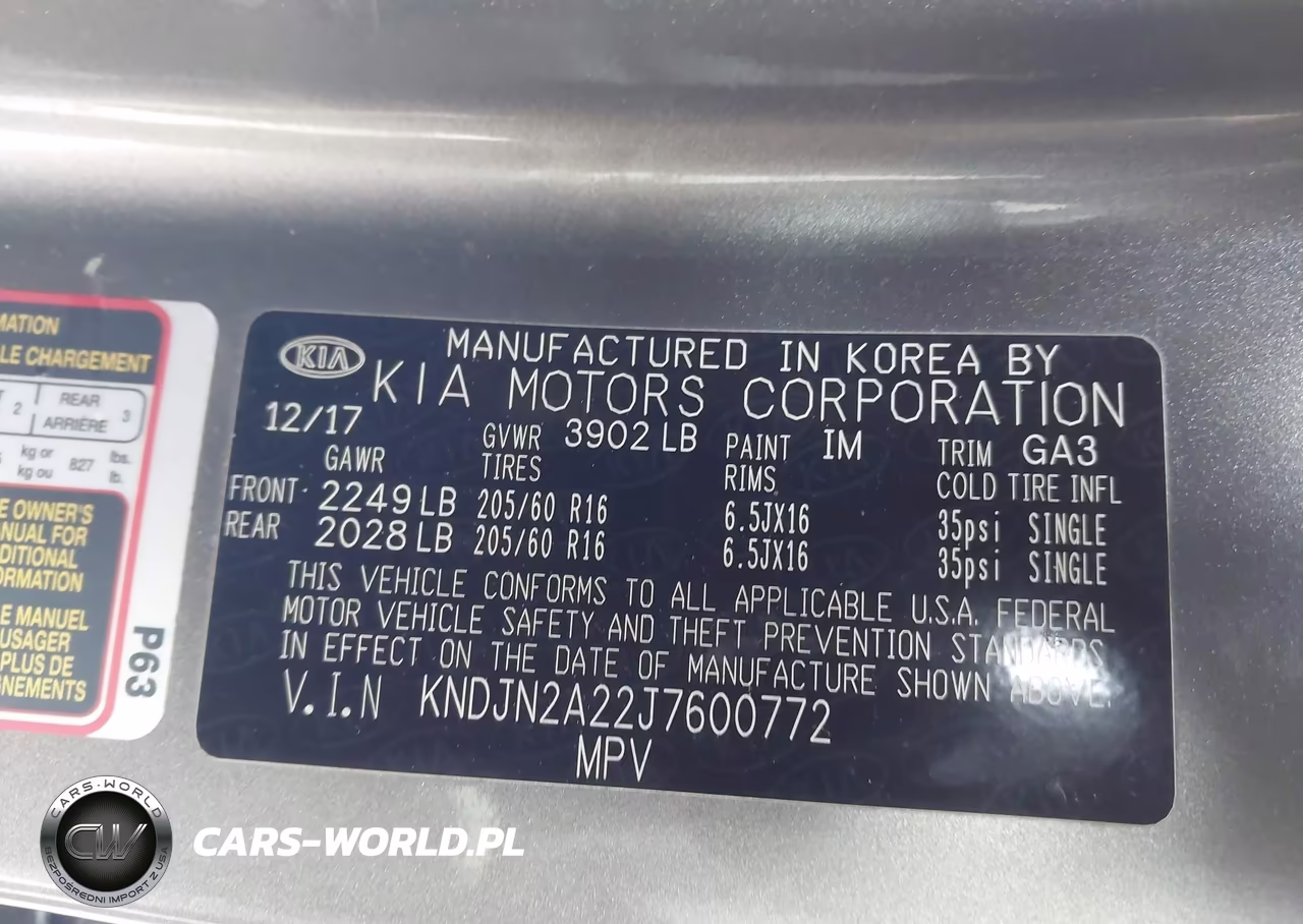 2018 Kia Soul VIN:KNDJN2A22J7600772 - 9