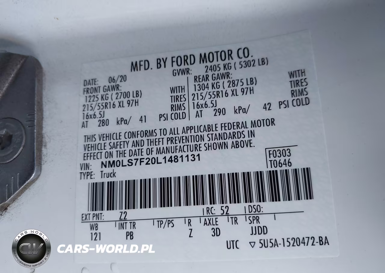 2020 Ford Transit Connect Xlt VIN:NM0LS7F20L1481131 - 9