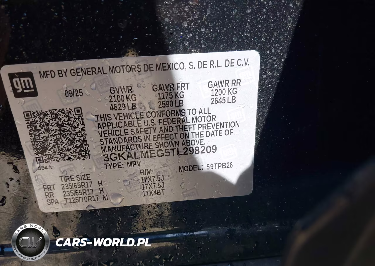 2026 GMC Terrain Fwd Elevation VIN:3GKALMEG5TL298209 - 9