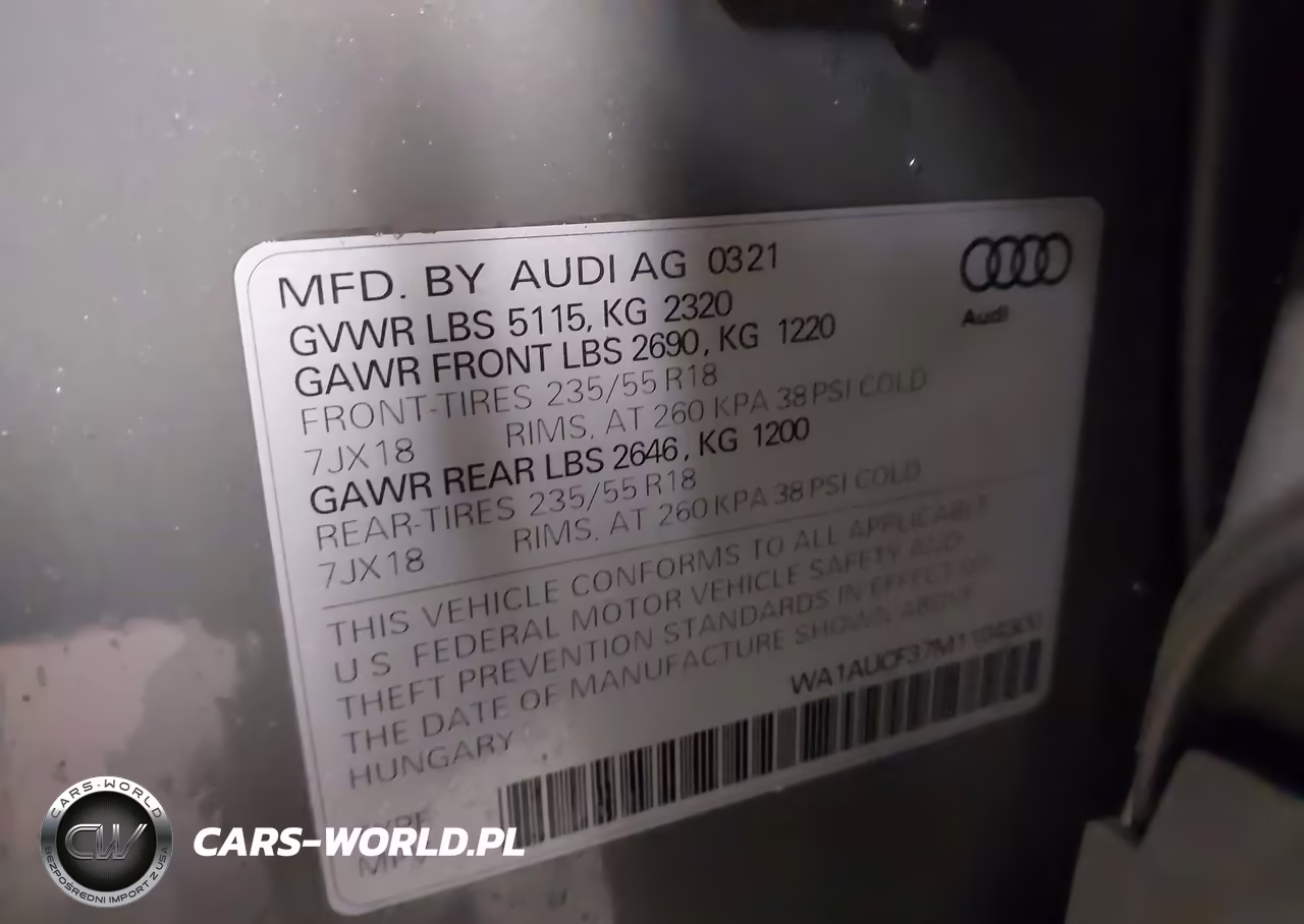 2021 Audi Q3 Premium 40 Tfsi Quattro Tiptronic VIN:WA1AUCF37M1104300 - 9