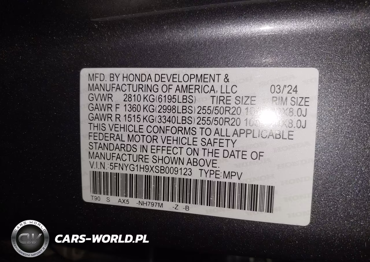 2025 Honda Pilot Black Edition VIN:5FNYG1H9XSB009123 - 9