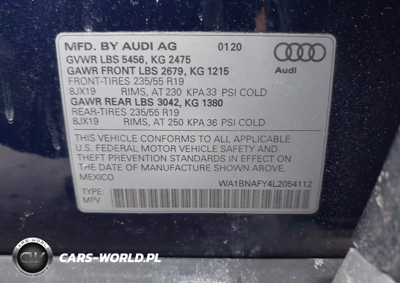 2020 Audi Q5 Premium Plus 45 Tfsi Quattro S Tronic VIN:WA1BNAFY4L2054112 - 9