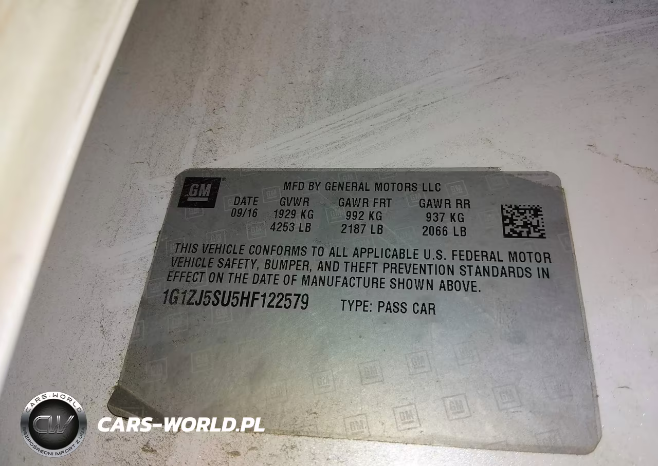 2017 Chevrolet Malibu Hybrid VIN:1G1ZJ5SU5HF122579 - 9