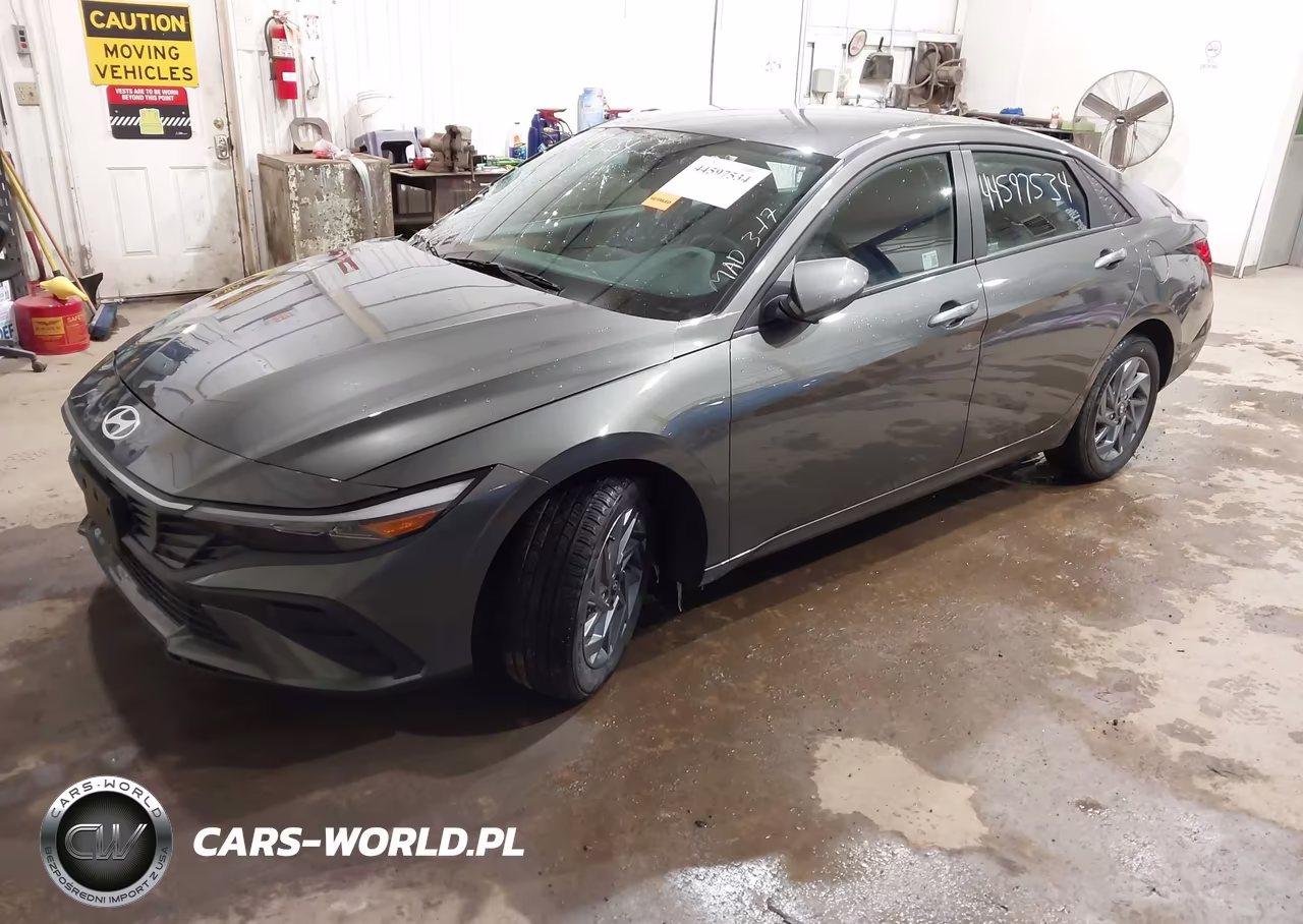 2025 Hyundai Elantra Hybrid Blue VIN:KMHLM4DJ8SU153650 - 2