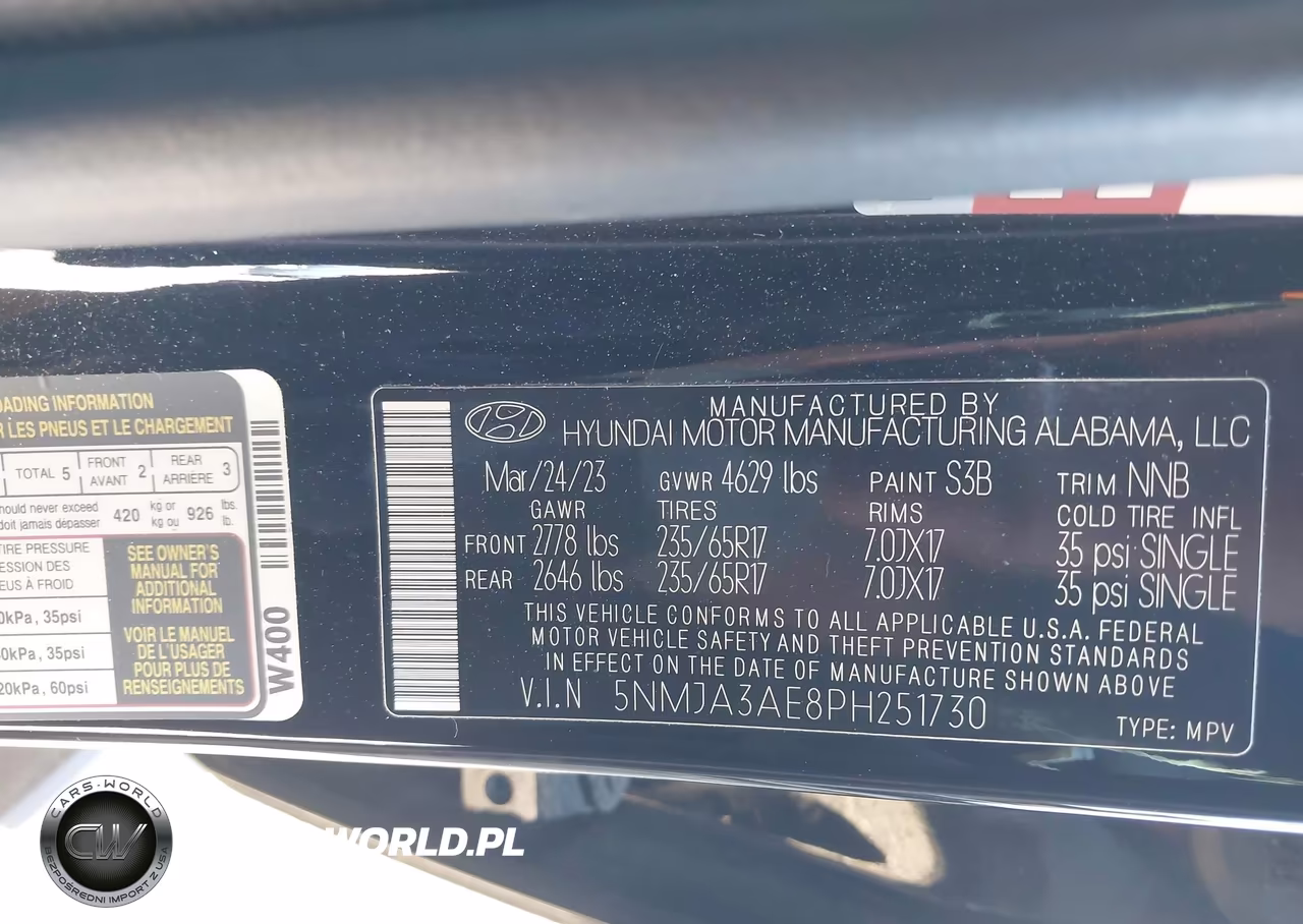 2023 Hyundai Tucson Se VIN:5NMJA3AE8PH251730 - 9
