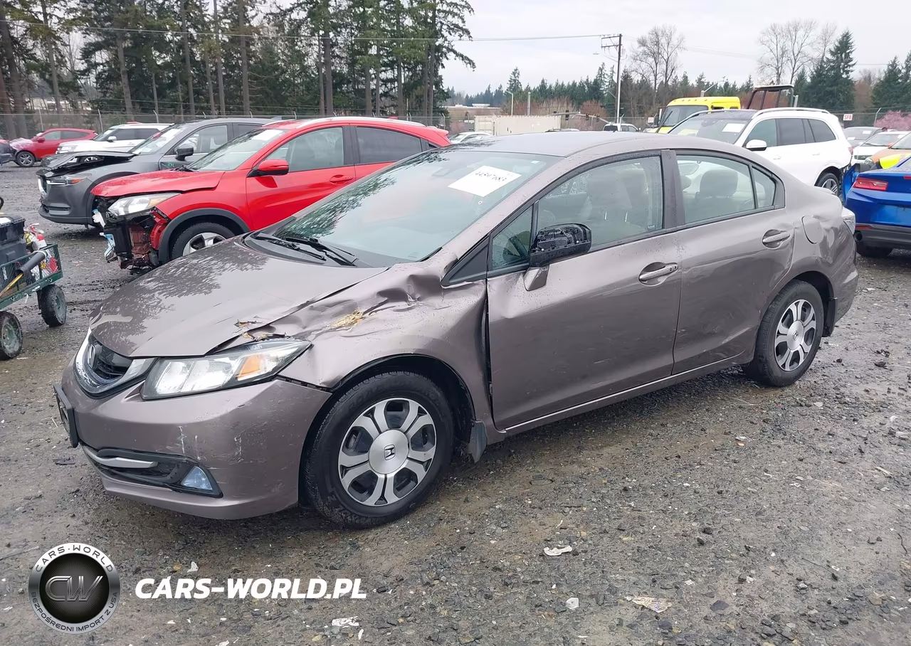 2014 Honda Civic Hybrid VIN:19XFB4F3XEE001314 - 2