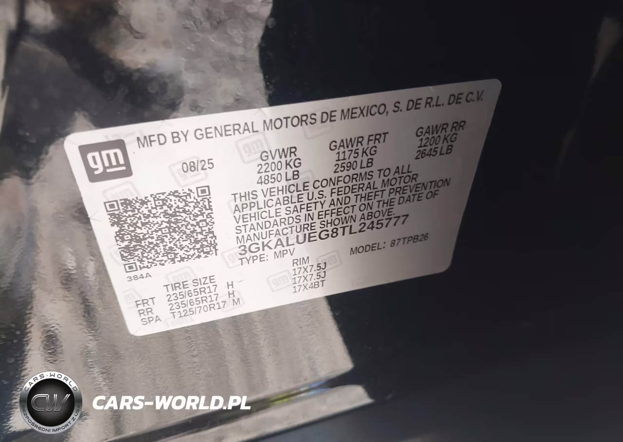 2026 GMC Terrain Awd Elevation VIN:3GKALUEG8TL245777 - 9