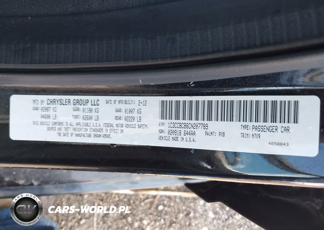 2012 Chrysler 200 Limited VIN:1C3CCBCB6CN207789 - 9