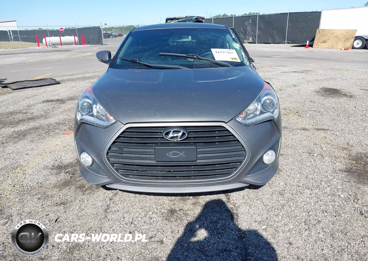 2015 Hyundai Veloster Turbo VIN:KMHTC6AE4FU243079 - 12