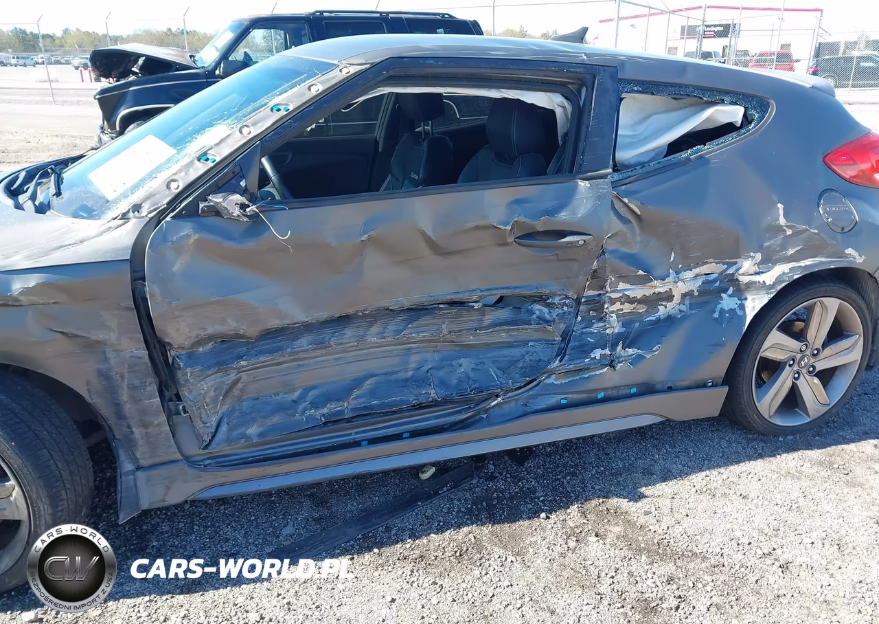 2015 Hyundai Veloster Turbo VIN:KMHTC6AE4FU243079 - 6