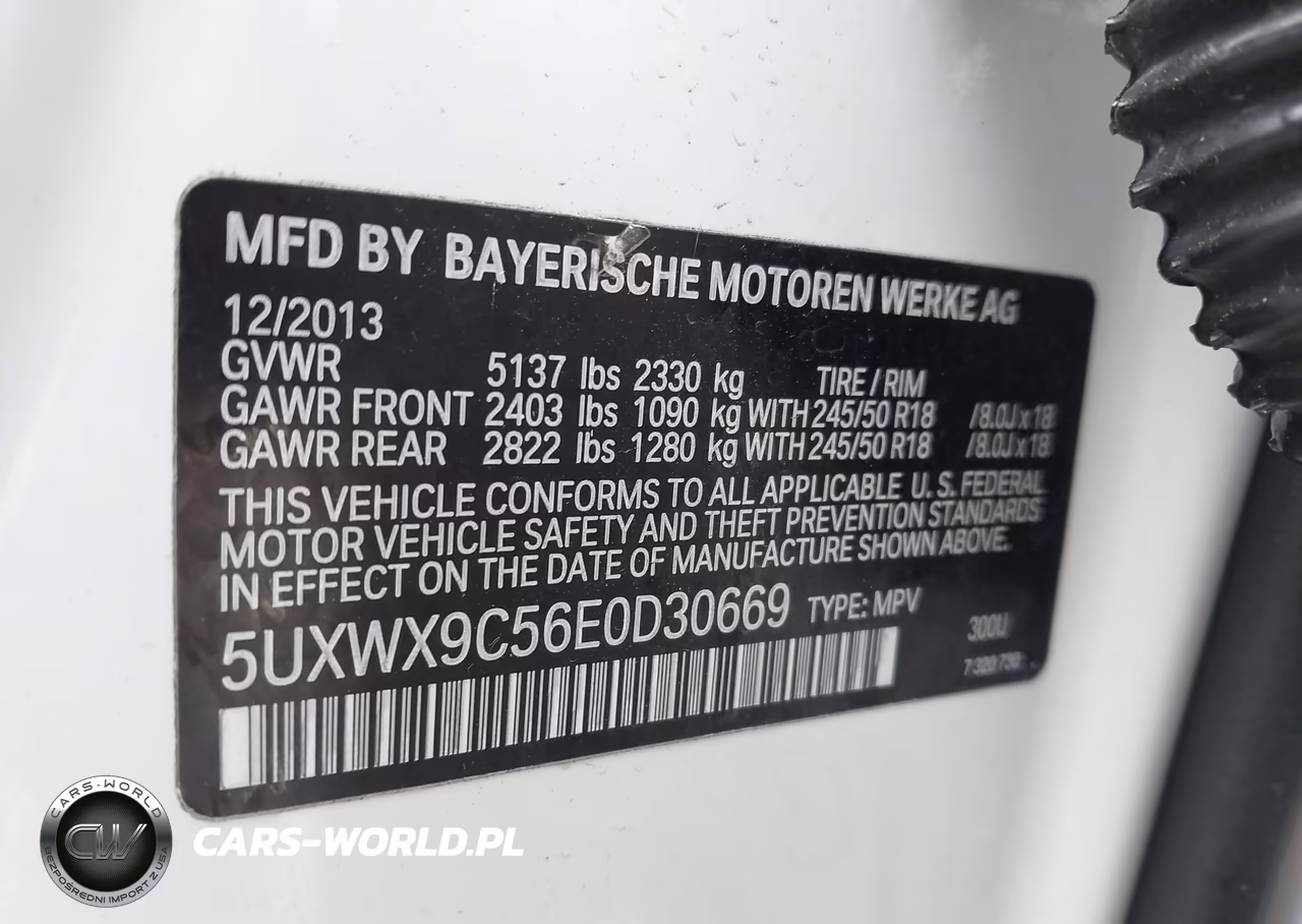 2014 BMW X3 xDrive28I VIN:5UXWX9C56E0D30669 - 9