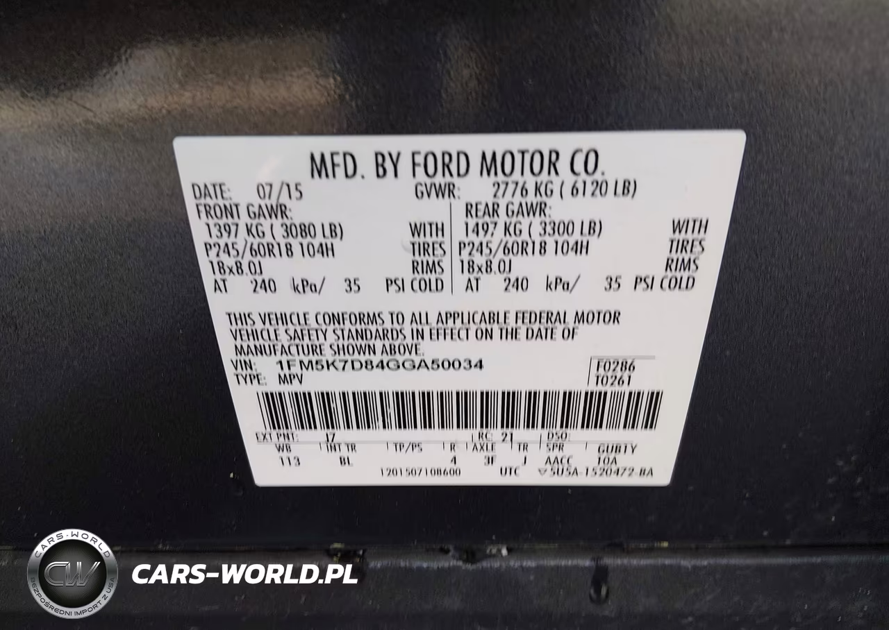 2016 Ford Explorer Xlt VIN:1FM5K7D84GGA50034 - 9
