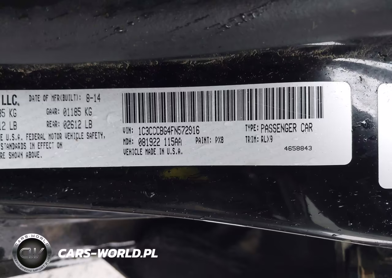 2015 Chrysler 200 S VIN:1C3CCCBG4FN572916 - 9