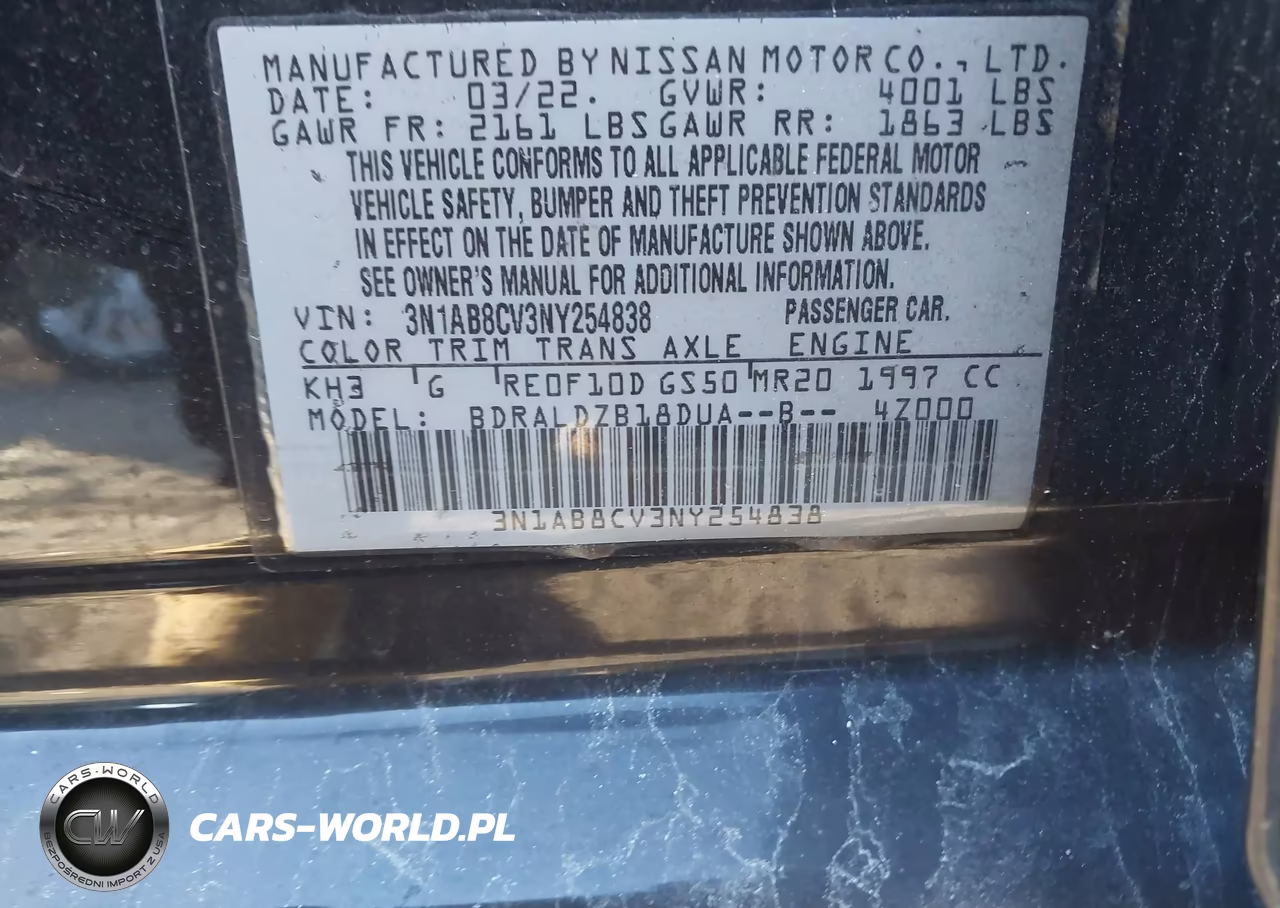 2022 Nissan Sentra Sv Xtronic Cvt VIN:3N1AB8CV3NY254838 - 9