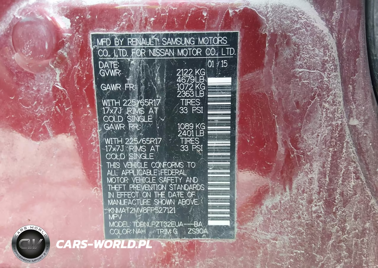 2015 Nissan Rogue S VIN:KNMAT2MV8FP527121 - 9