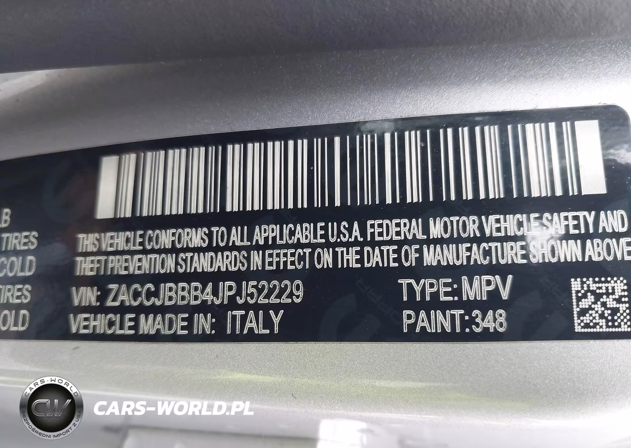 2018 Jeep Renegade Latitude 4X4 VIN:ZACCJBBB4JPJ52229 - 9
