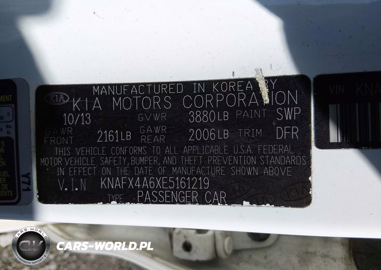 2014 Kia Forte Lx VIN:KNAFX4A6XE5161219 - 9