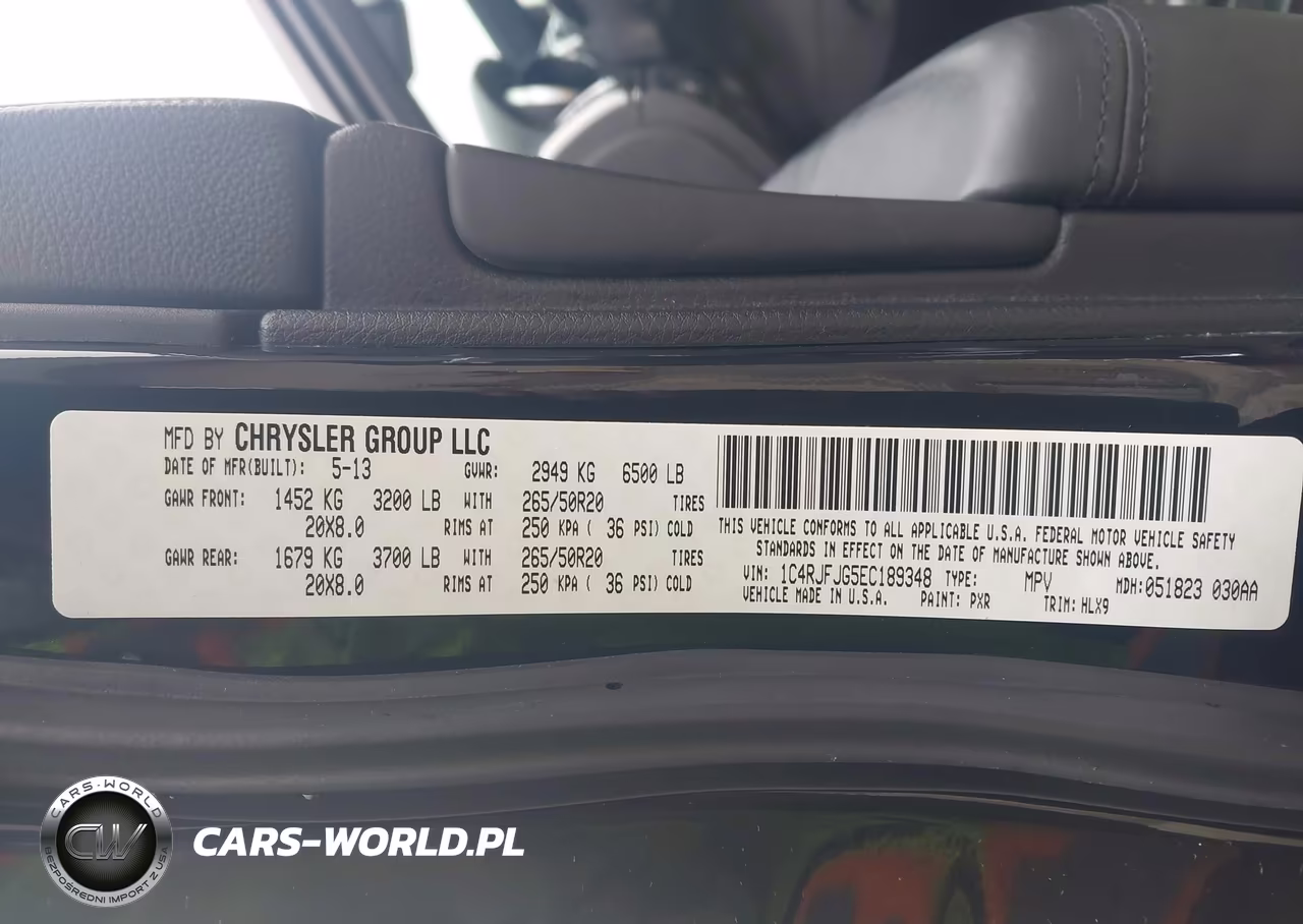 2014 Jeep Grand Cherokee Summit VIN:1C4RJFJG5EC189348 - 9