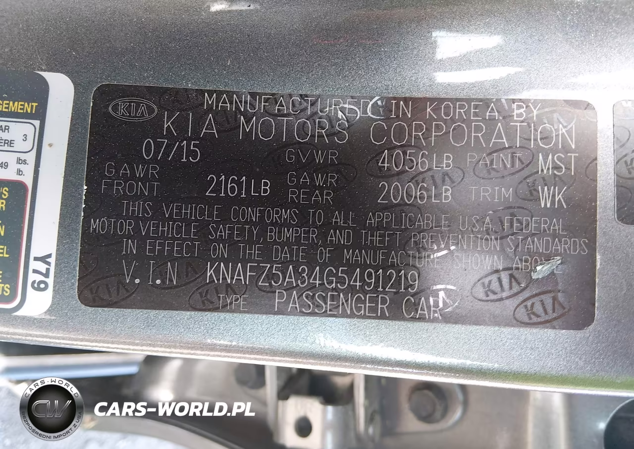 2016 Kia Forte Sx VIN:KNAFZ5A34G5491219 - 9