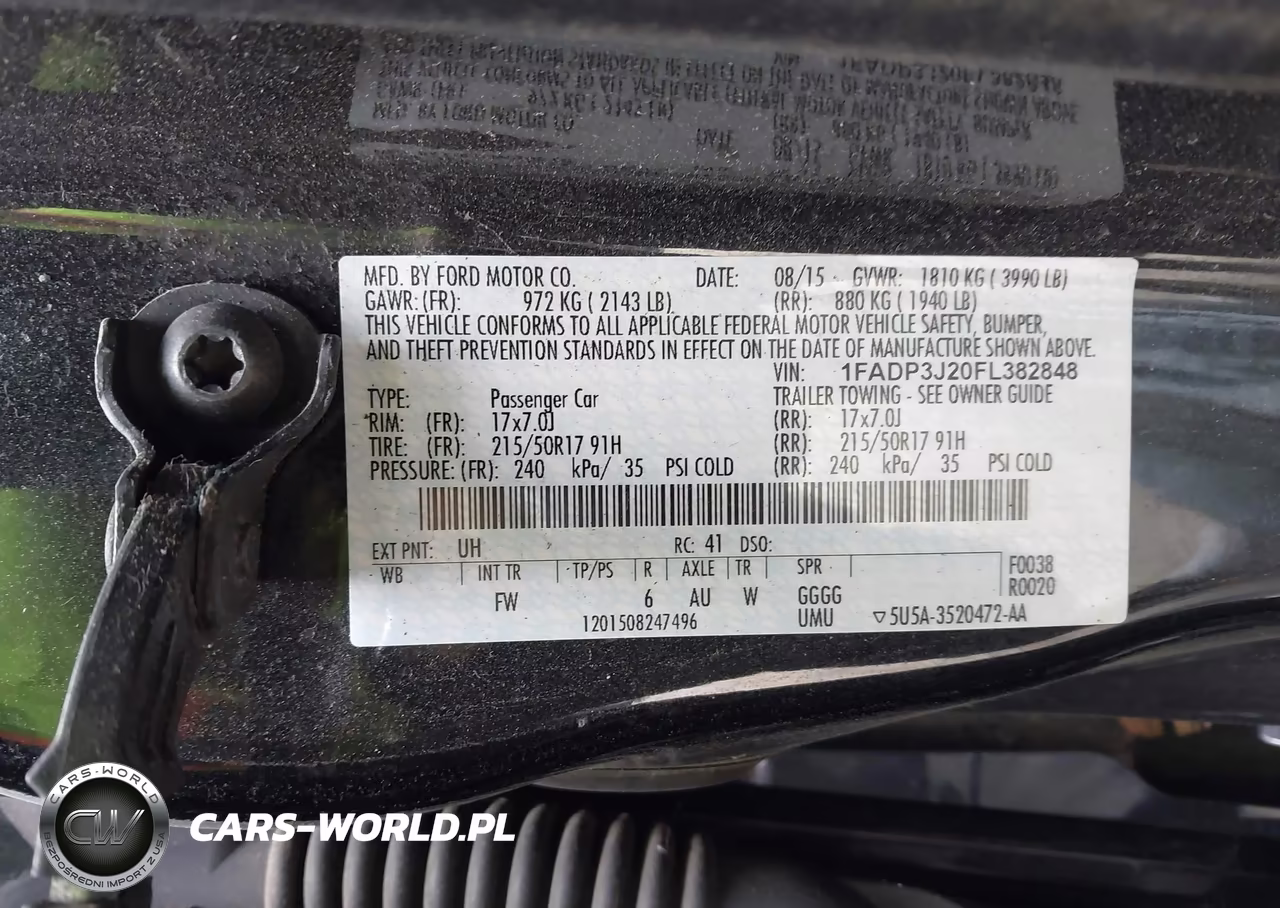 2015 Ford Focus Titanium VIN:1FADP3J20FL382848 - 9