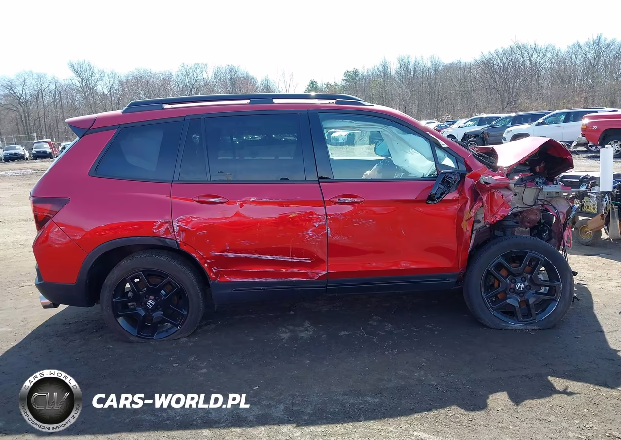 2024 Honda Passport Awd Black VIN:5FNYF8H86RB018219 - 12