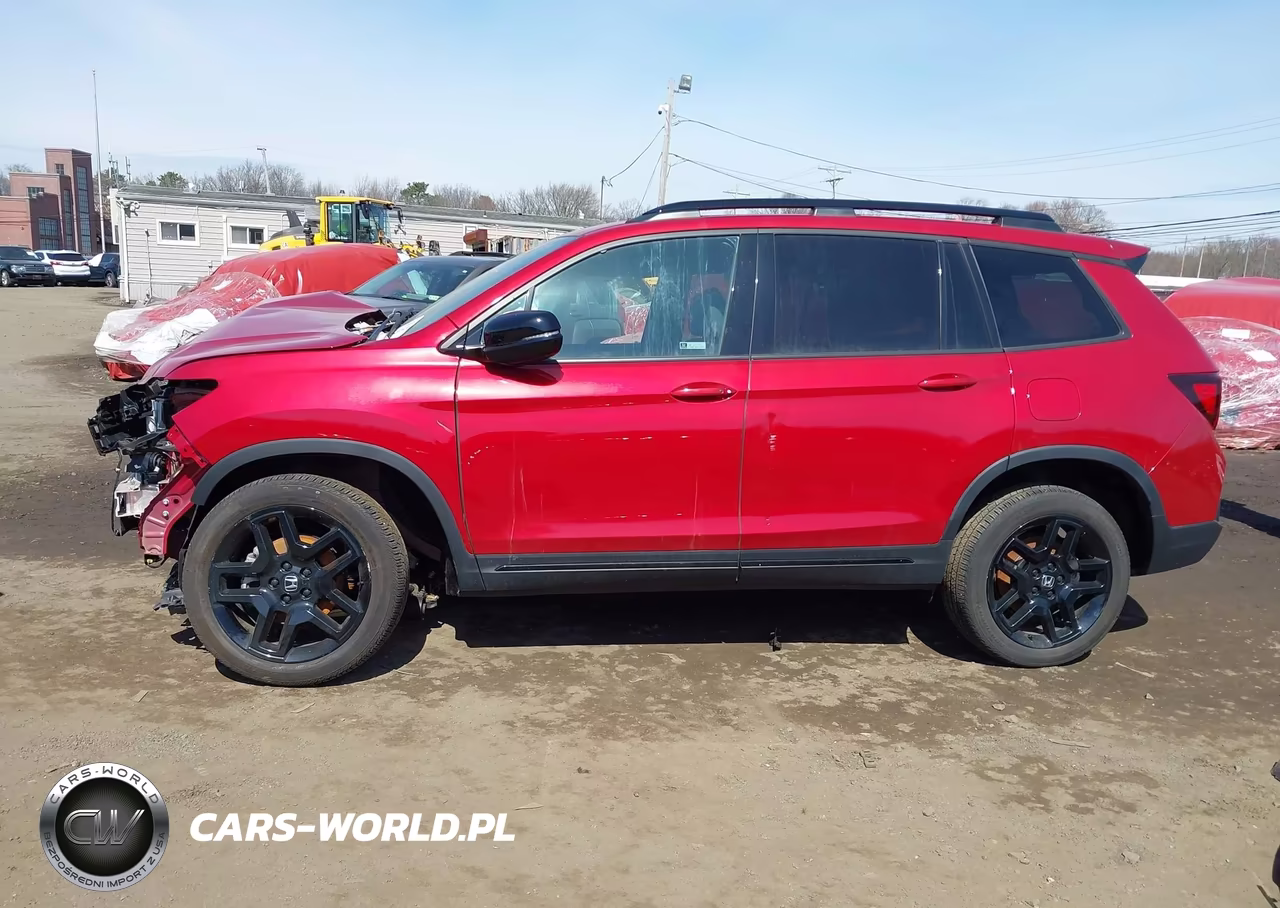 2024 Honda Passport Awd Black VIN:5FNYF8H86RB018219 - 13