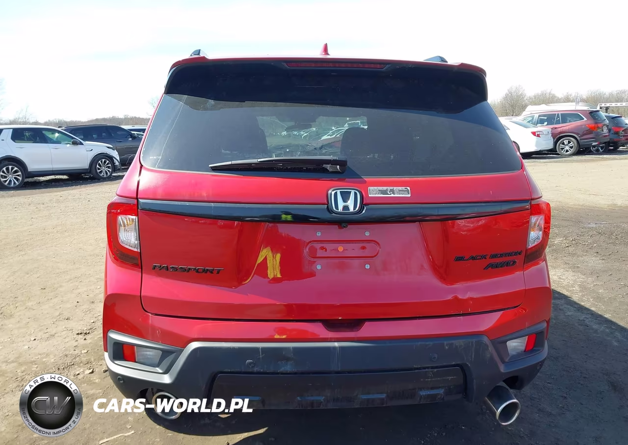 2024 Honda Passport Awd Black VIN:5FNYF8H86RB018219 - 15