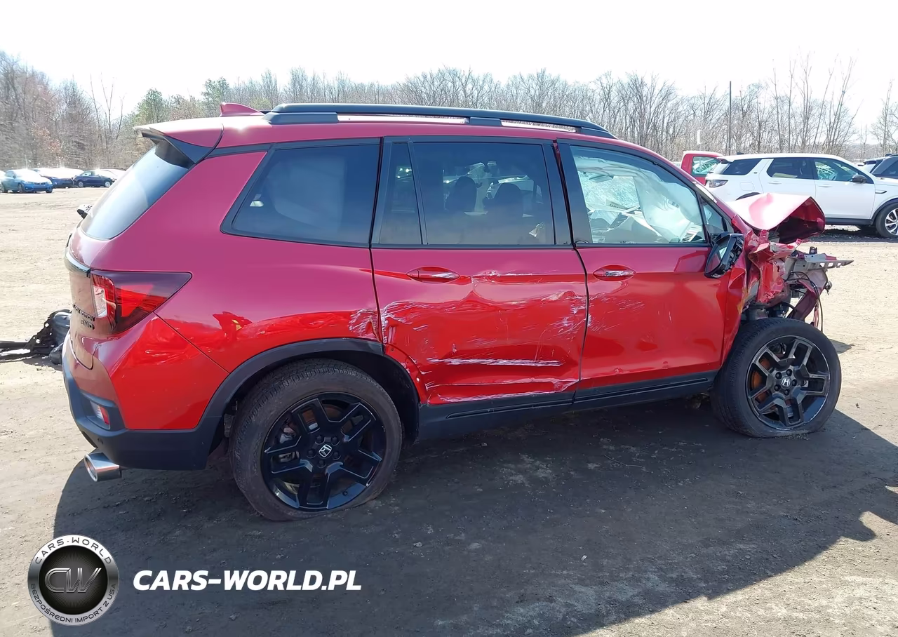 2024 Honda Passport Awd Black VIN:5FNYF8H86RB018219 - 16