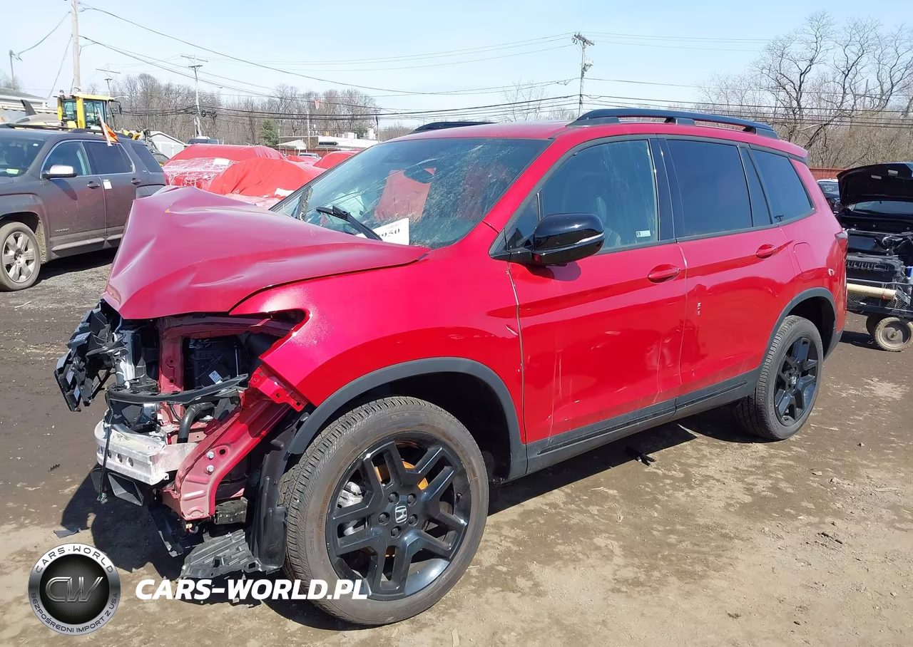 2024 Honda Passport Awd Black VIN:5FNYF8H86RB018219 - 17