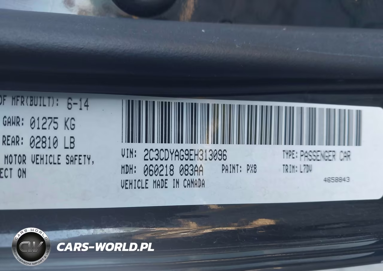 2014 Dodge Challenger Sxt VIN:2C3CDYAG9EH313096 - 9