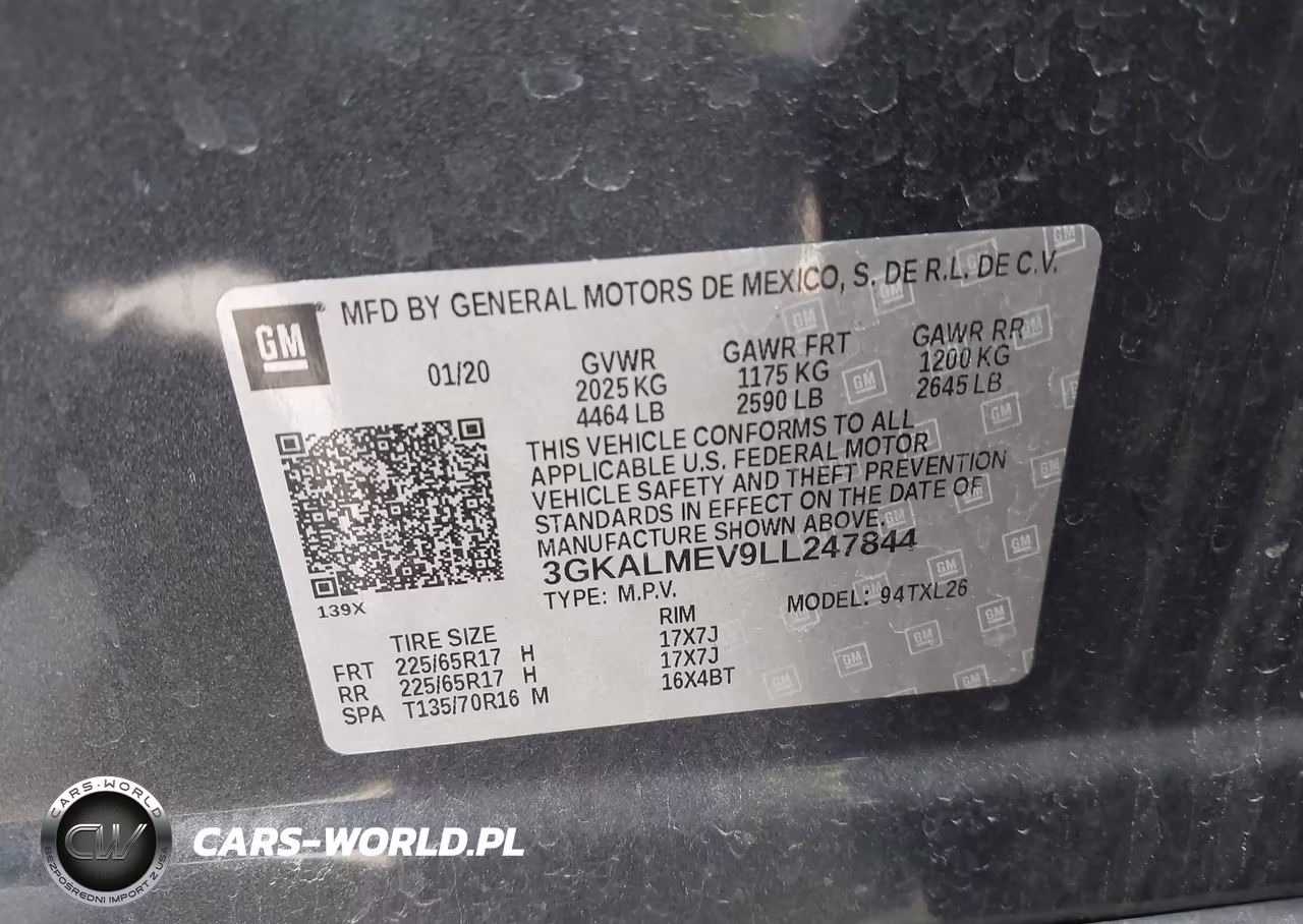 2020 GMC Terrain Fwd Sle VIN:3GKALMEV9LL247844 - 9