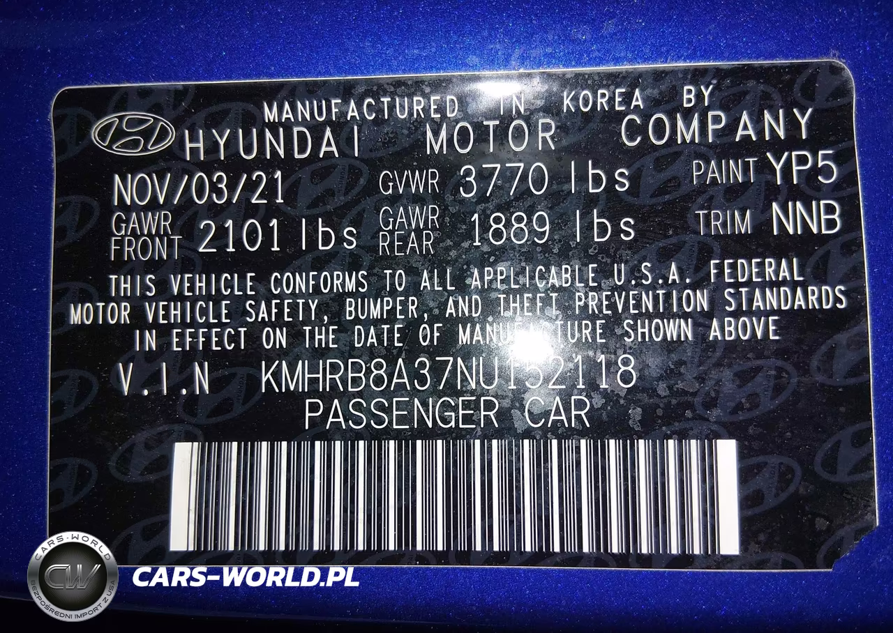 2022 Hyundai Venue Se VIN:KMHRB8A37NU152118 - 9