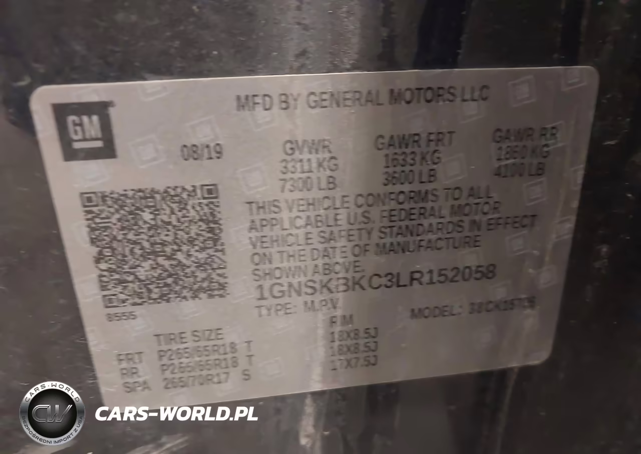 2020 Chevrolet Tahoe 4Wd Lt VIN:1GNSKBKC3LR152058 - 9