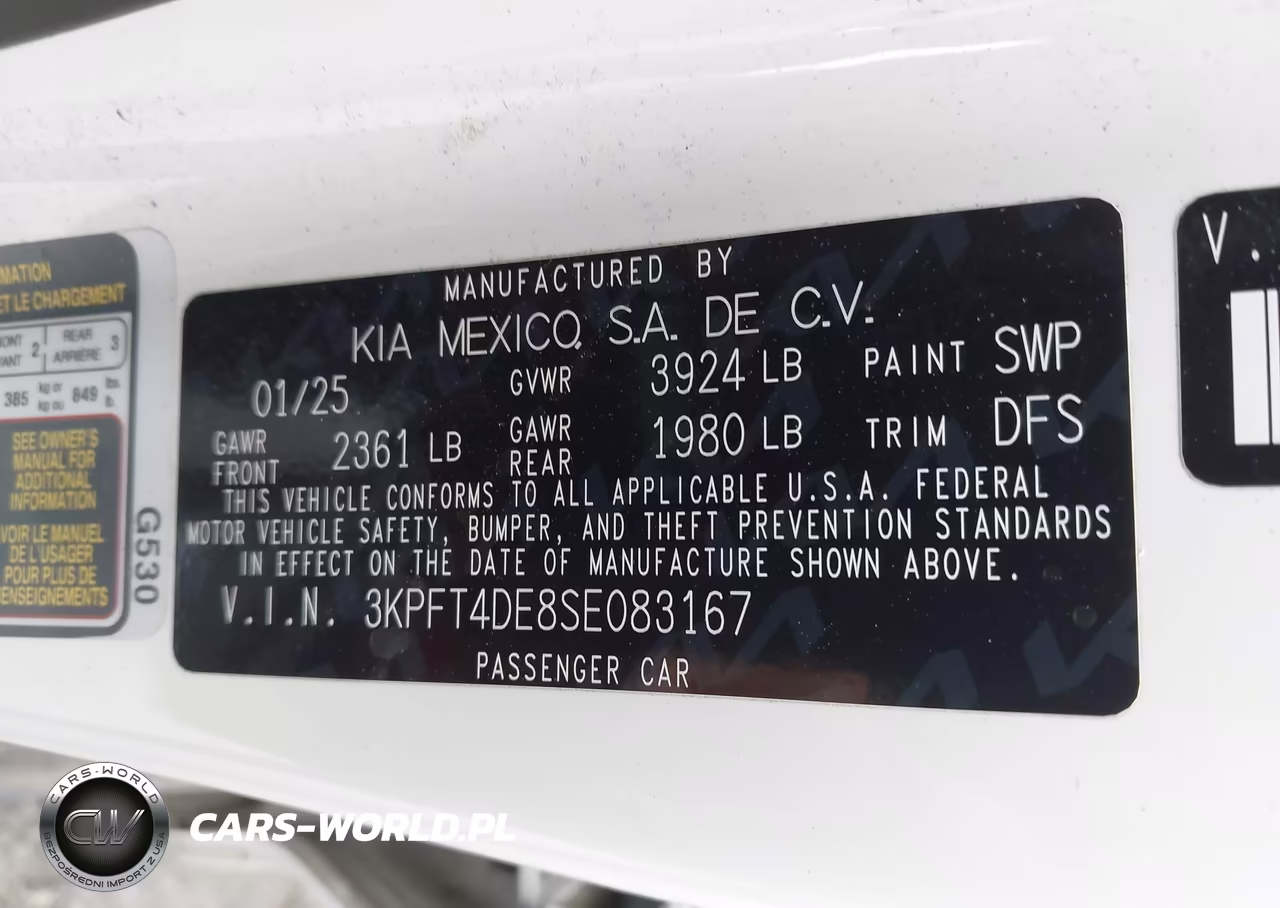 2025 Kia K4 Lx VIN:3KPFT4DE8SE083167 - 9