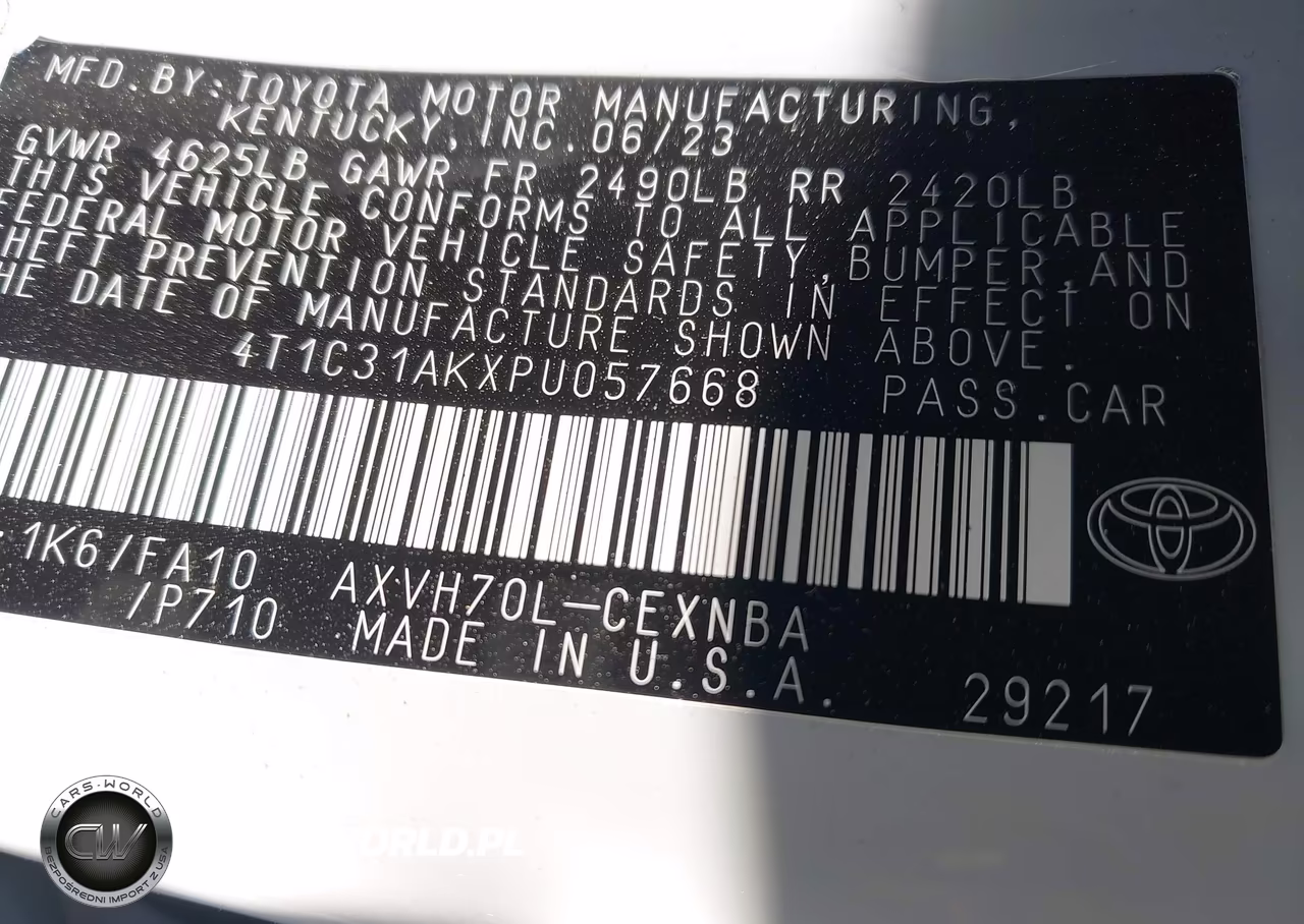 2023 Toyota Camry Le VIN:4T1C31AKXPU057668 - 8